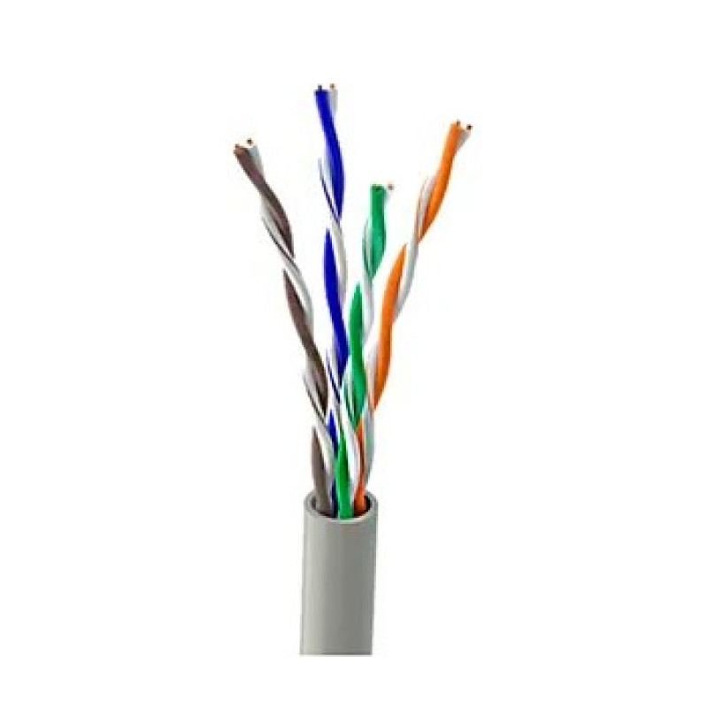 Кабель ЗЗКМ (UTP медь внутренний 0,48) Cat. 5e U/UTP 4x2x0,48, бухта 305м