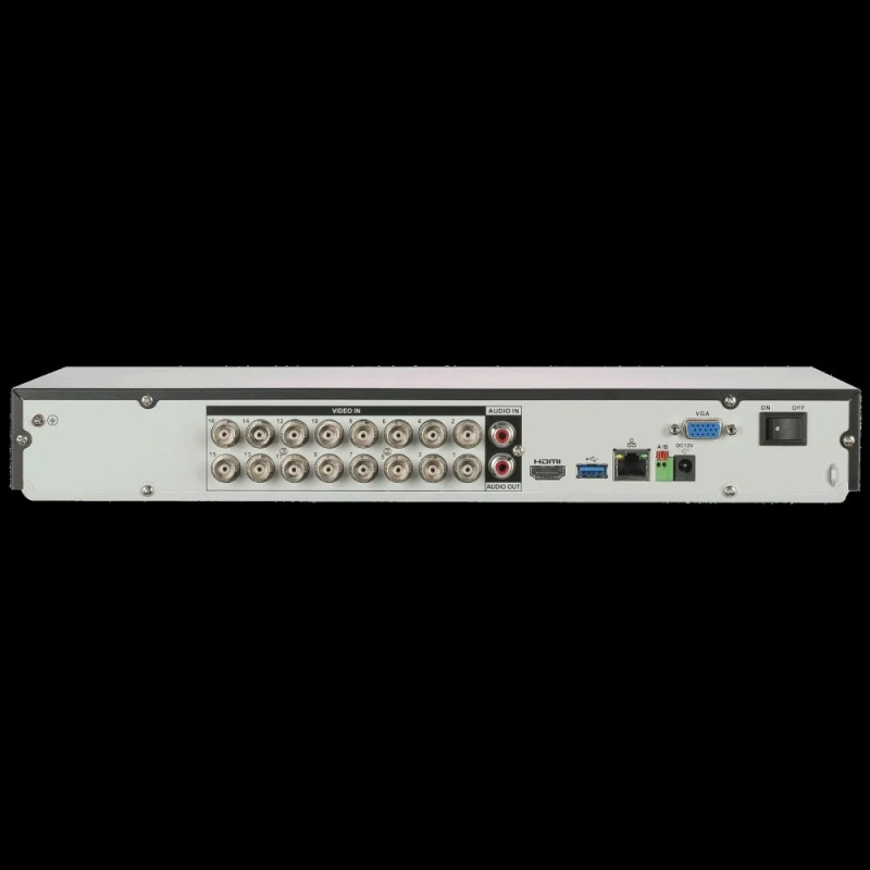 Відеореєстратор Dahua DH-XVR5216AN-4KL-I3 16-канальний 4K-N/5MP 1U 2HDD WizSense