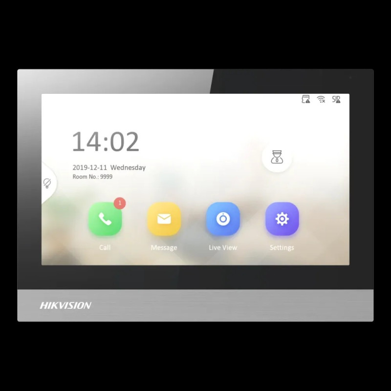 Відеодомофон Hikvision DS-KH6350-WTE1/White 7" дюймів Wi-Fi