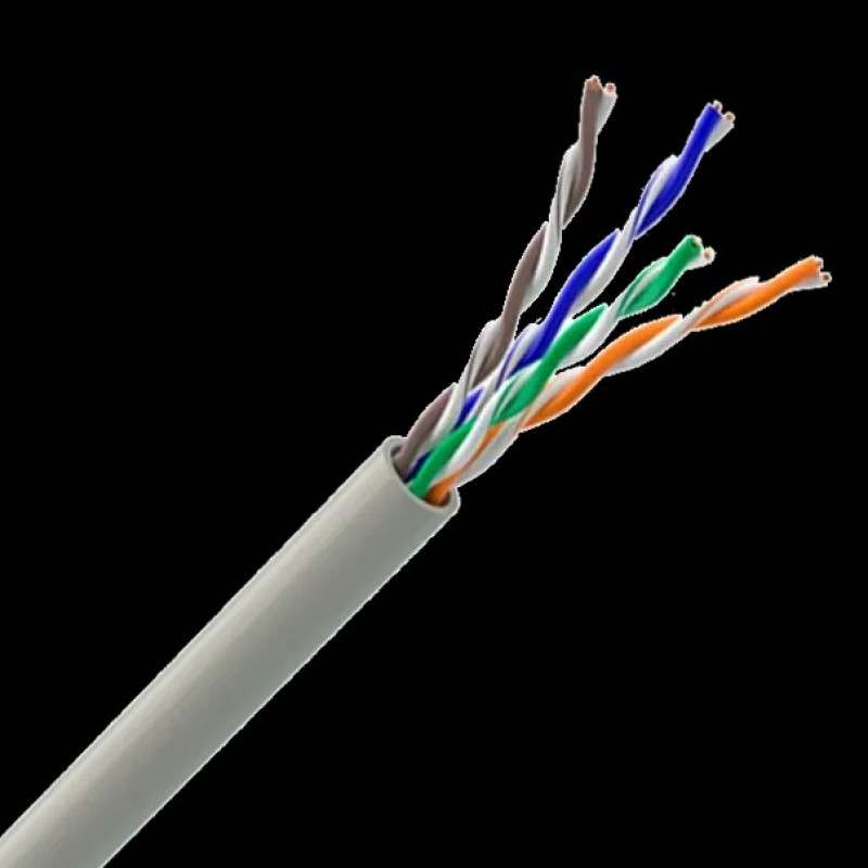 Вита пара (UTP мідь внутрішній) OK-Net КПВ-ВП (350) UTP кат.5е, 4х2х0.51 бухта 305м
