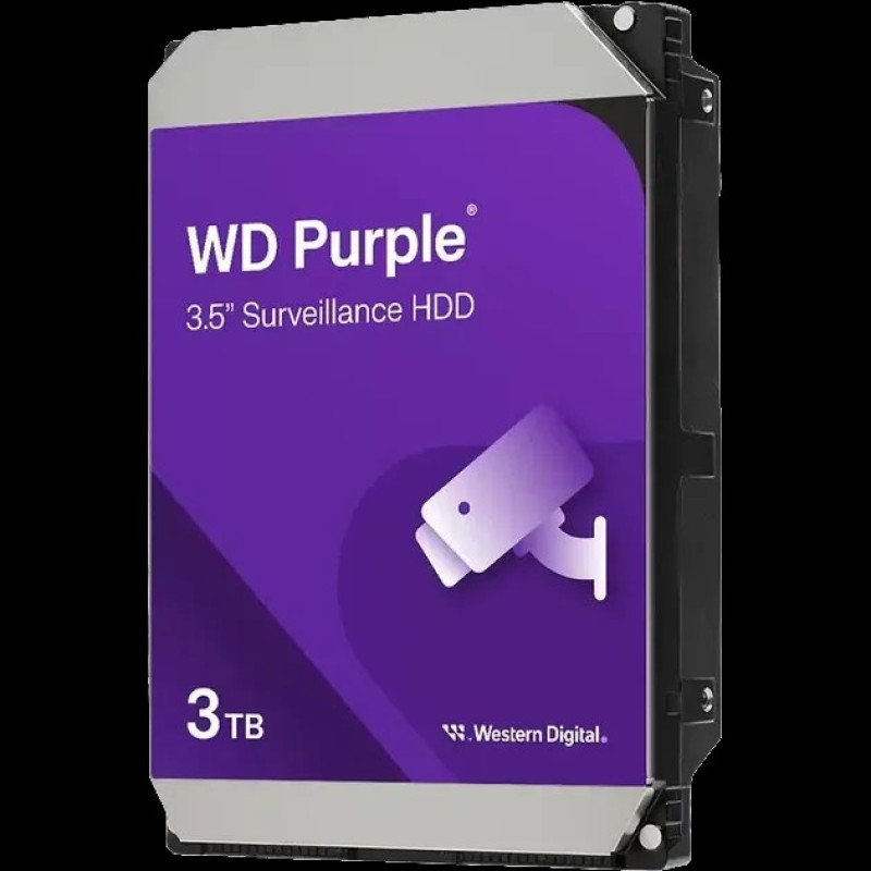 Жорсткий диск Western Digital Purple Surveillance 3TB 5400rpm 128MB (WD34PURZ)