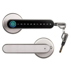 Біометричний замок-ручка TTLOCK HANDLE сріблястий