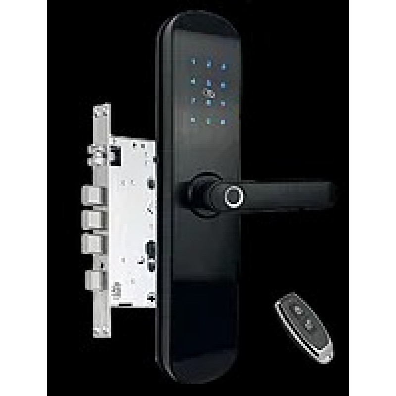 PES Husky Bluetooth Black биометрический умный замок для дверей