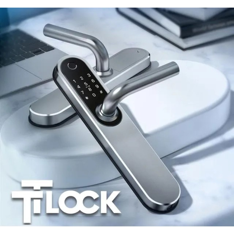 Біометричний Smart замок TTLOCK SHELTER v2 чорний
