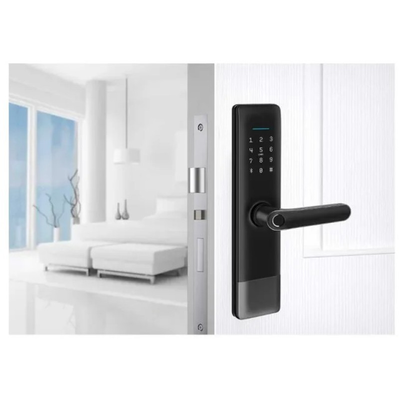 Біометричний смарт замок TTLOCK ONIX Wi-Fi сріблястий
