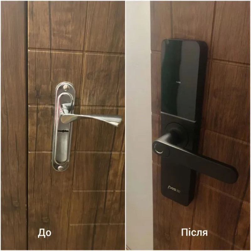 Смарт-замок PES Mops з Wi-Fi модулем чорний