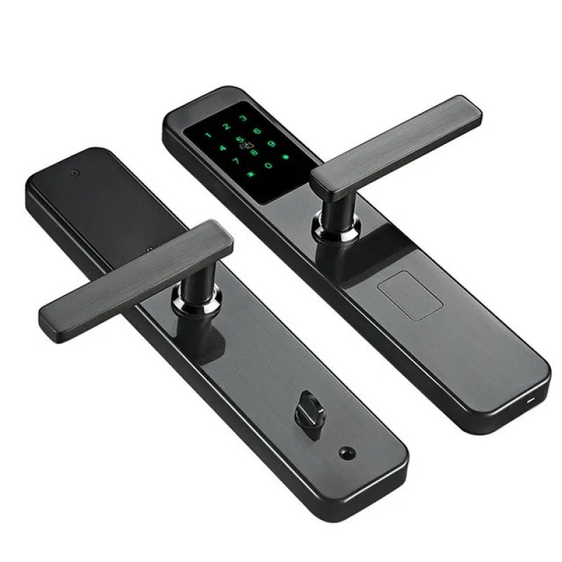 Біометричний замок з Wi-Fi TTLOCK MASTER FP чорний (Китай)